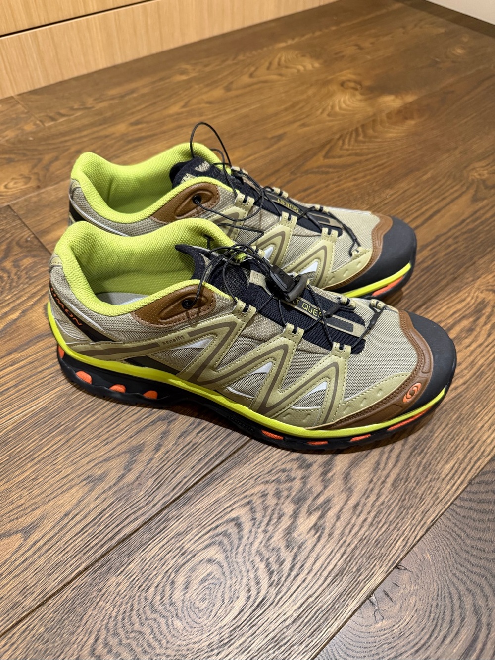 Salomon XT Quest Sneakers in Olive - M10.5 - Picture 3 of 7